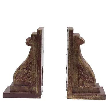 Antique Red Book Ends