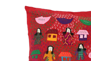 CUSHION COVER(RED)