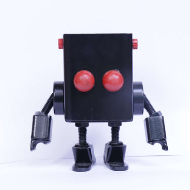 Robot Planter Black