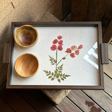 RED BOUGAINVILLEA TRAY