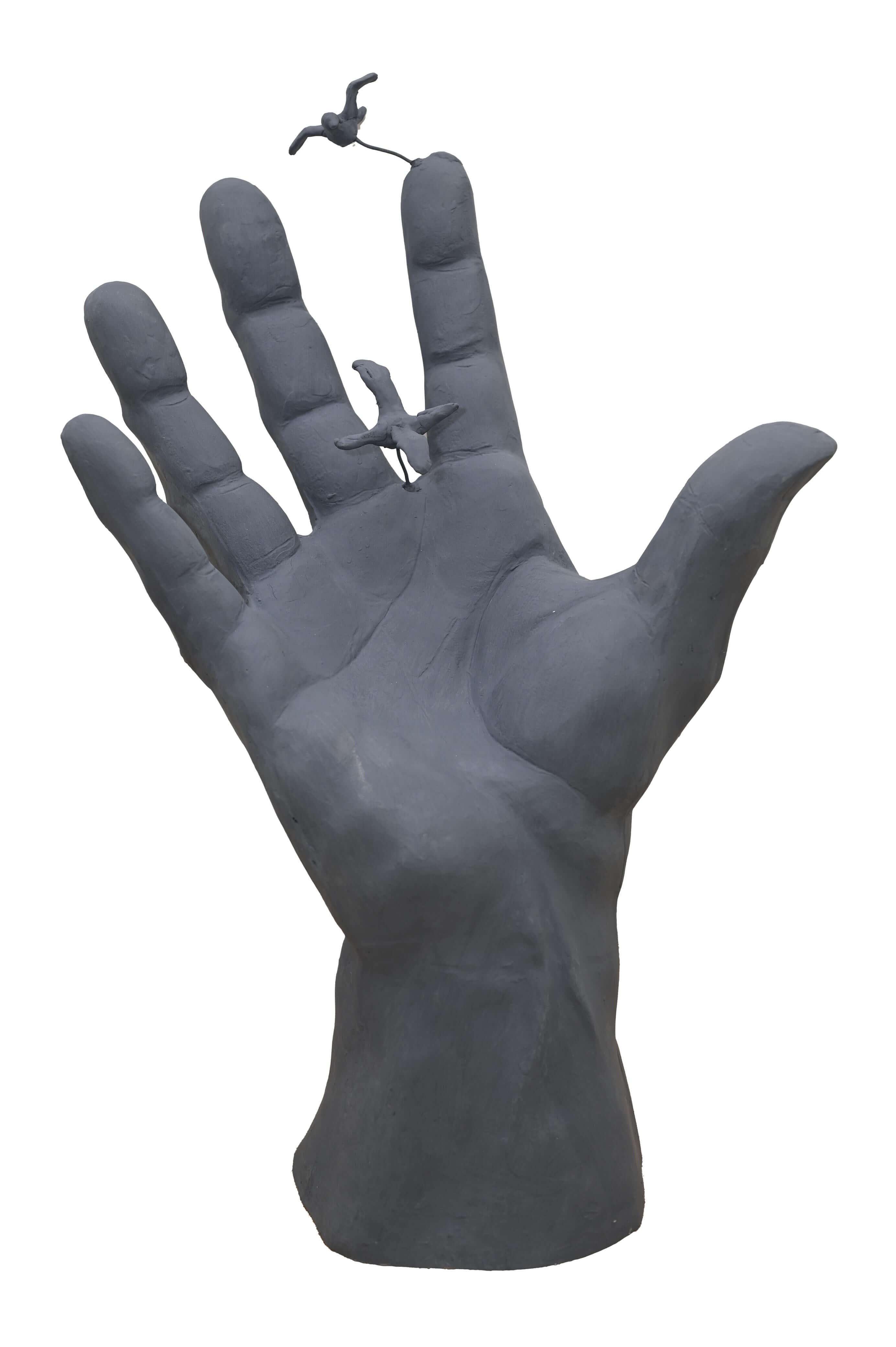 Modern abstract hand sculpture