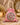Luxury Pink Pure Cotton Hand Mirror & Aari Work Potli Bag