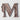 Stylized wooden letter M with detailed engraved artistic design