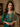 Woman wearing traditional 925 sterling silver Kundan earrings for bridal and festive occasions
